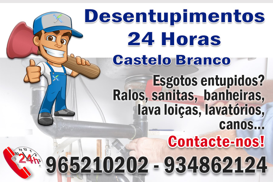 Serviço de Desentupimento em Castelo Branco